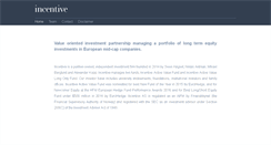 Desktop Screenshot of incentive.com