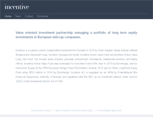 Tablet Screenshot of incentive.com